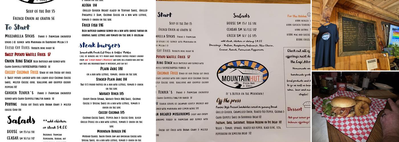 Mountain Hut Menu
