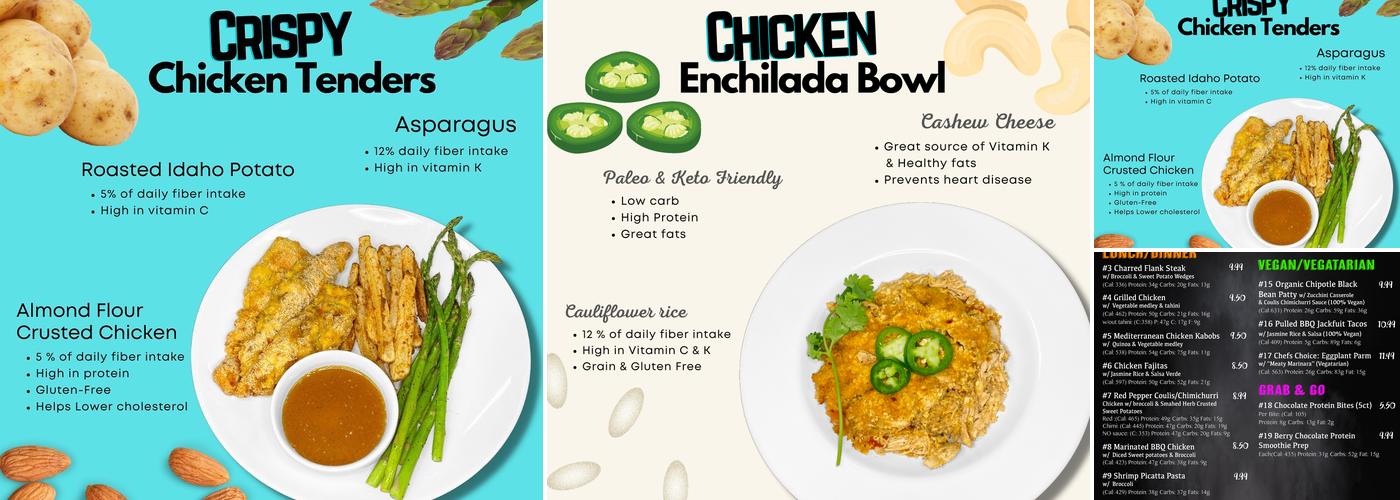 MedKit Meal Prep Menu