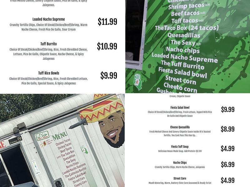 Tuff Taco Menu
