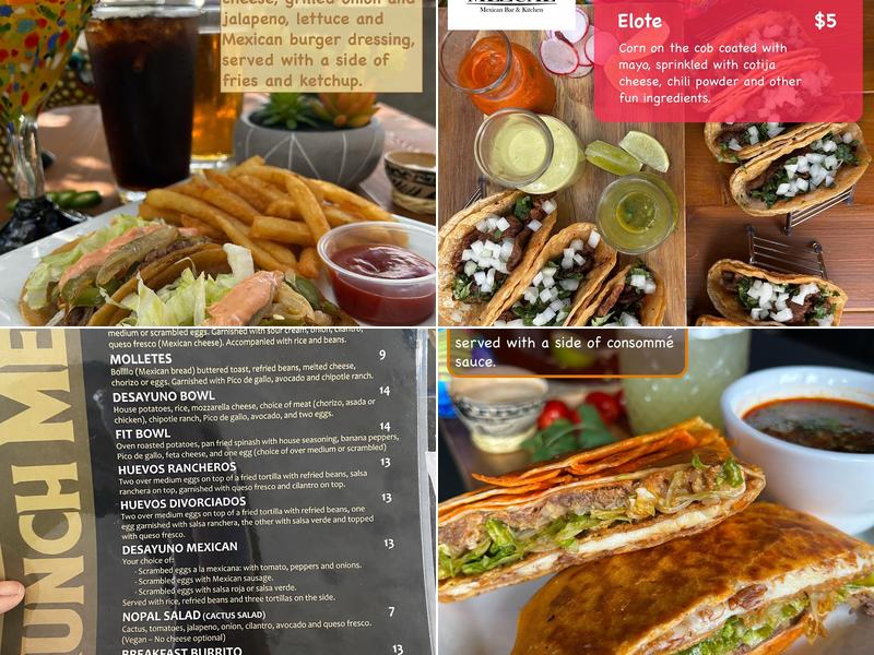 Mezcal Mexican Bar & Kitchen Menu