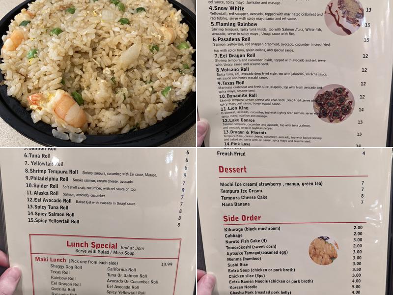 Sam Ramen Menu