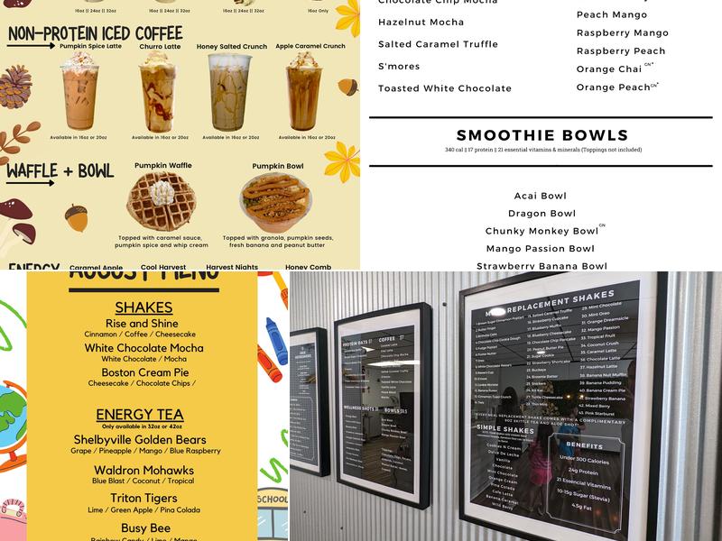 The Ville Hub Menu