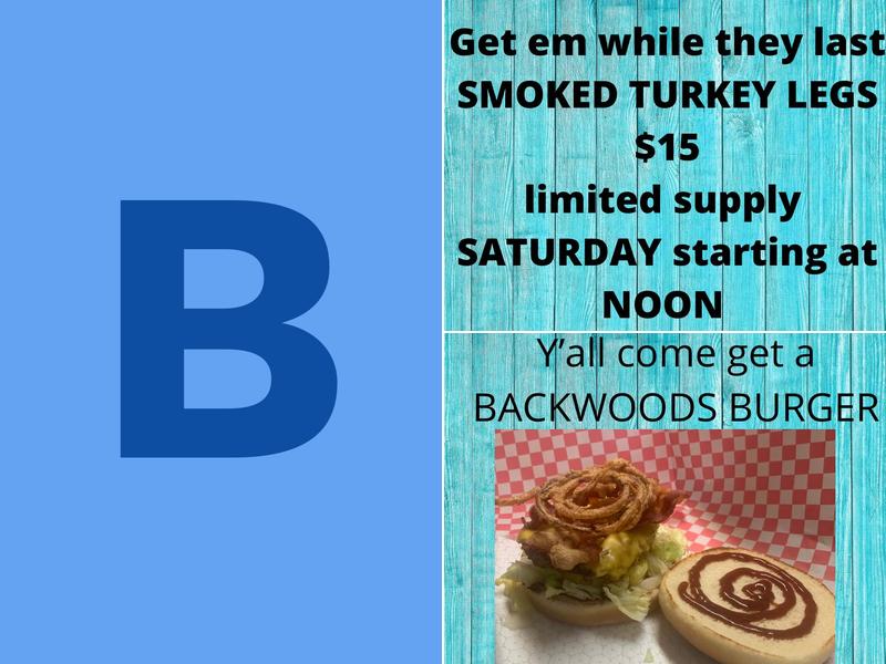 Backwoods Grill 101 Railroad Ave, Cotton Valley
