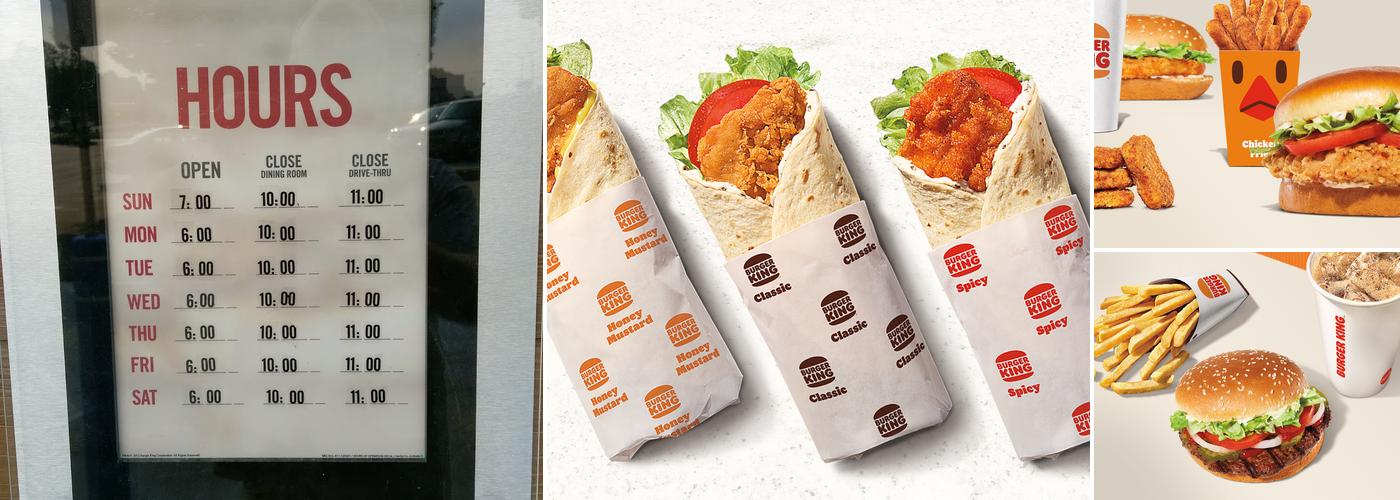 Burger King Menu