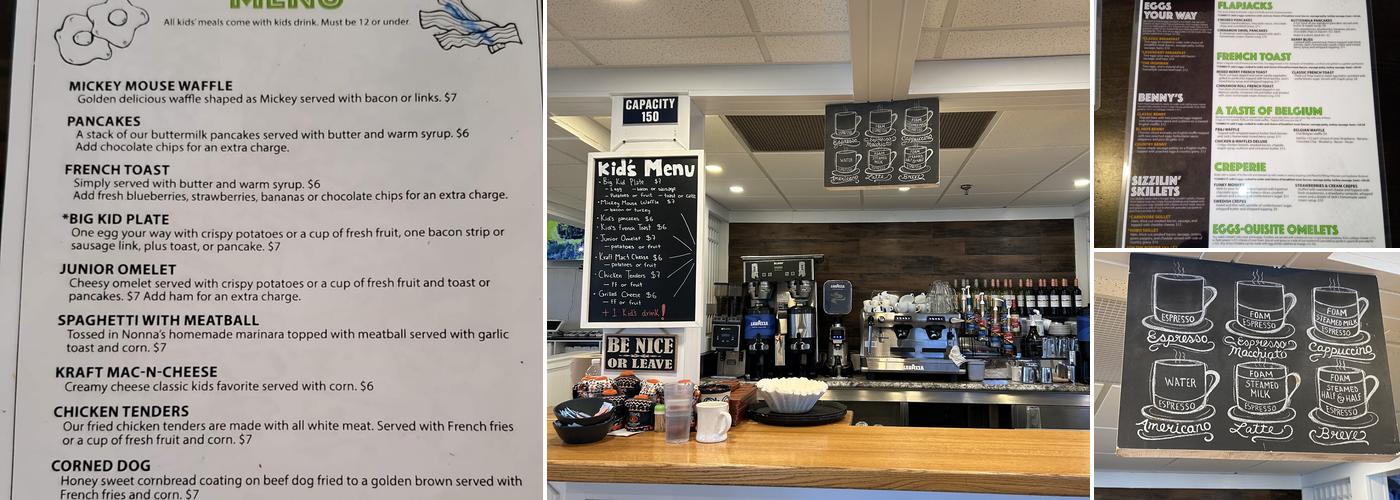 Flip'N Jacks Pancake House & Eatery Menu