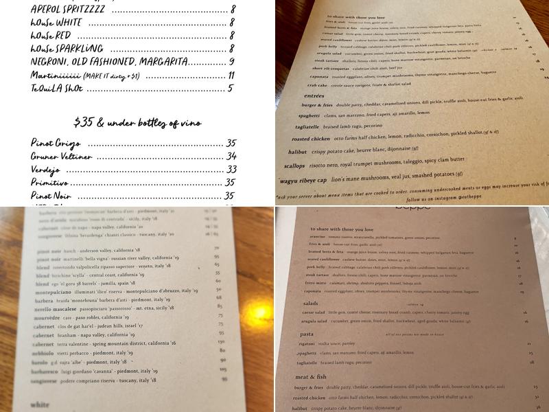beppé Menu