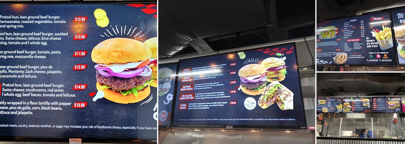 The Corner Grill Menu