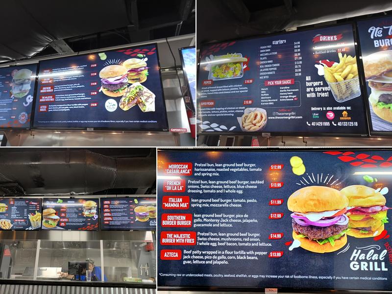 The Corner Grill Menu