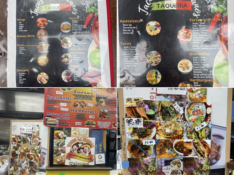 TACOS MICHOACANOS TAQUERIA Menu