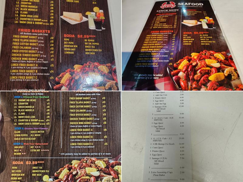 Yummy Crab (Omaha) Menu