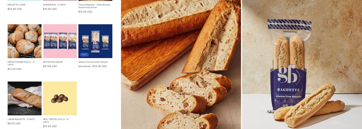 Gifted Breads Menu