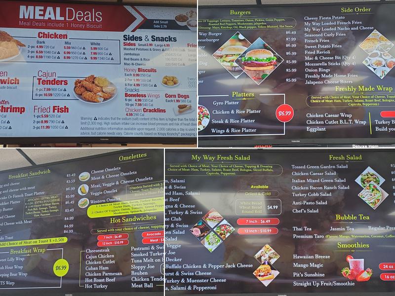 Krispy Krunchy Chicken Menu