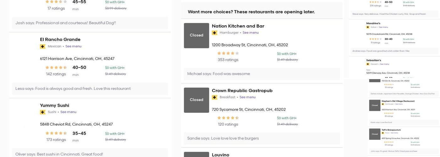 Mike's Kitchen Menu