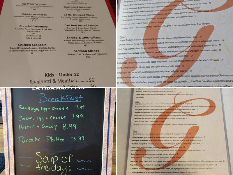 Gibson's Midway Menu