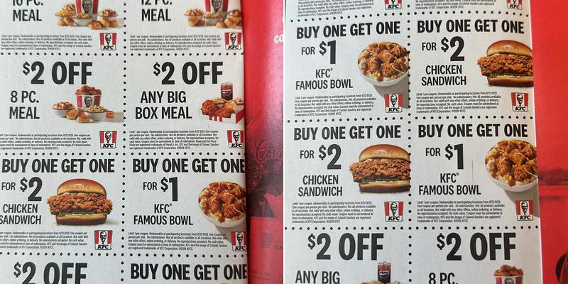 KFC Menu
