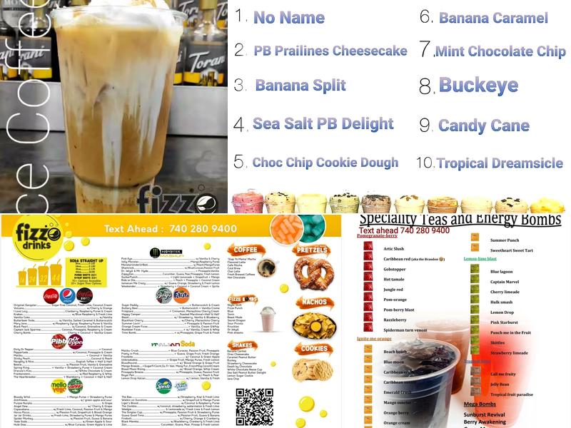 Fizze Drinks Menu