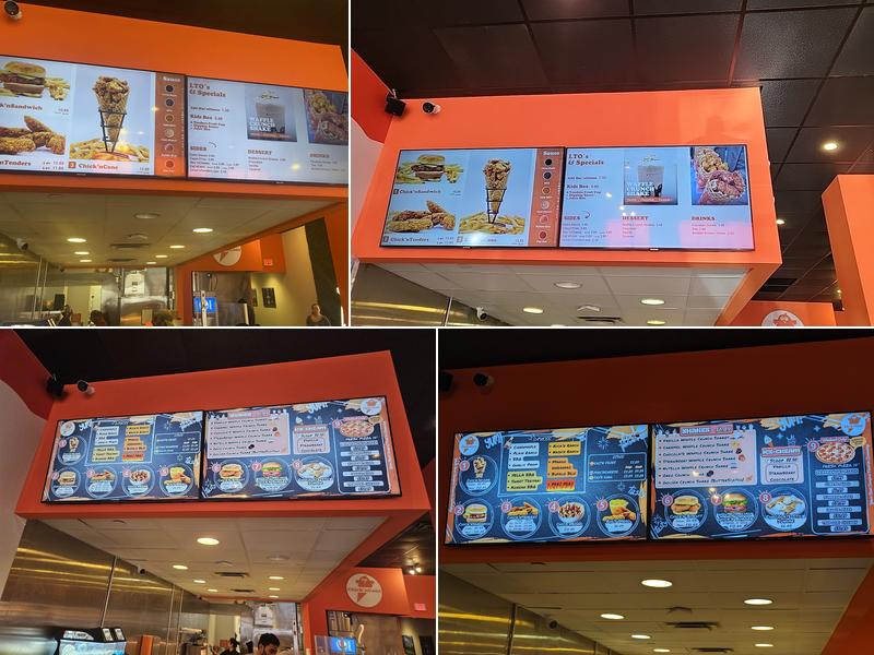 Chick'nCone Menu
