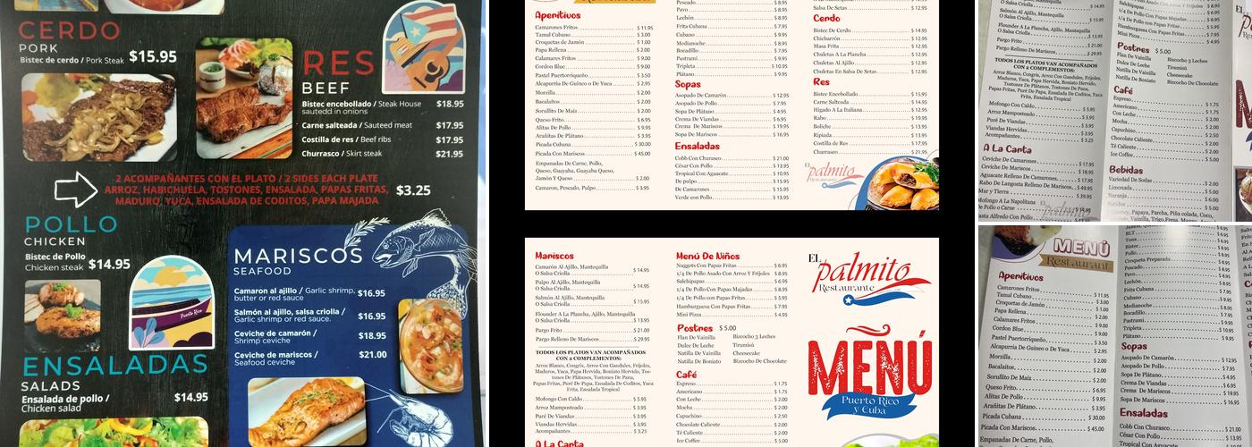 Blue Lighthouse Menu