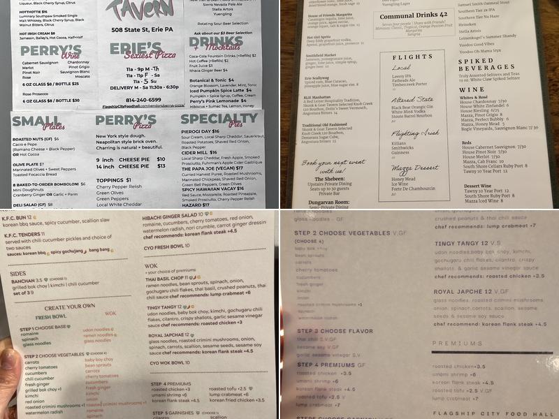 Flagship City Food Hall Menu