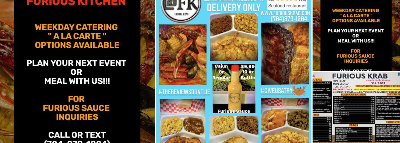 Furious Krab Menu