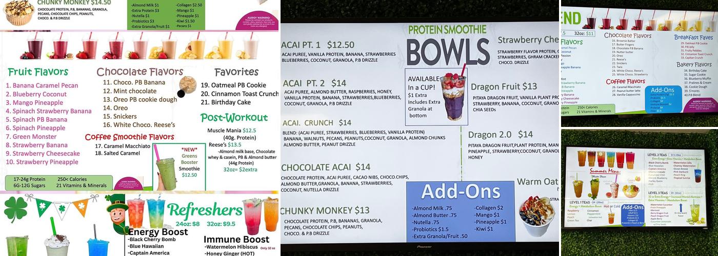 Blend Oak Forest Menu