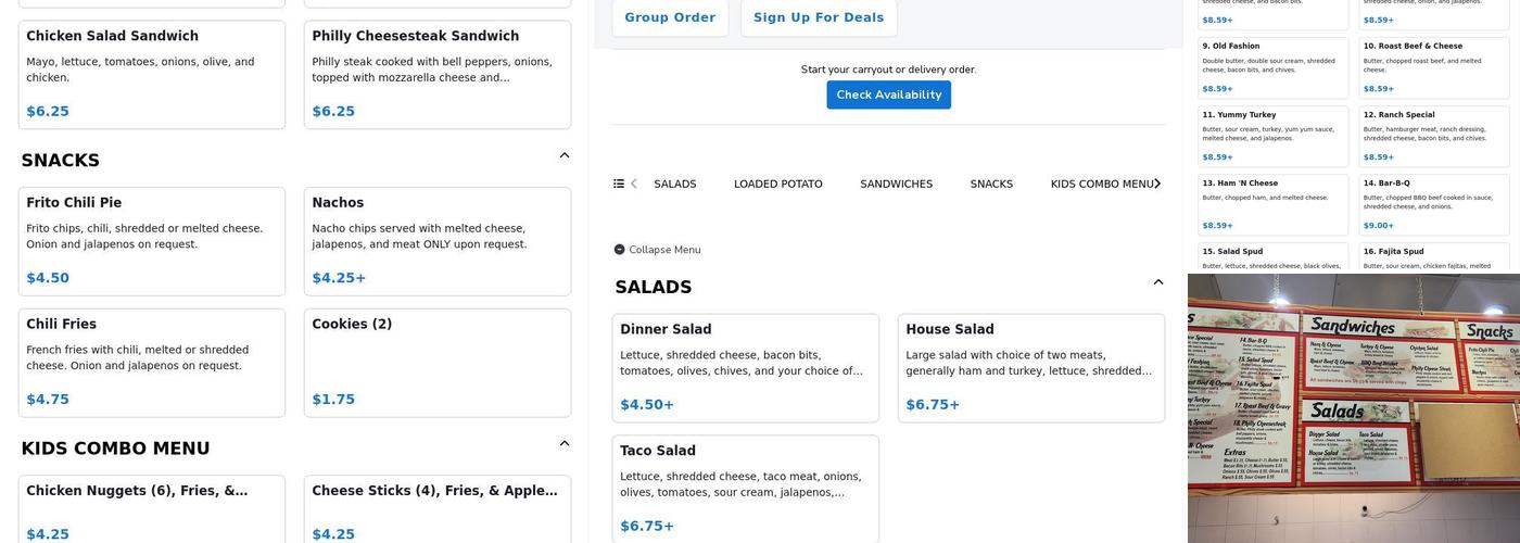 Potato Patch & Eden Bubble Tea Menu