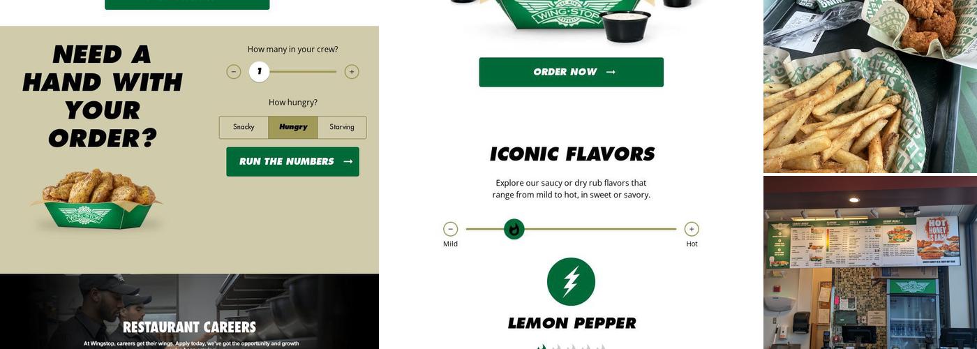 Wingstop Menu