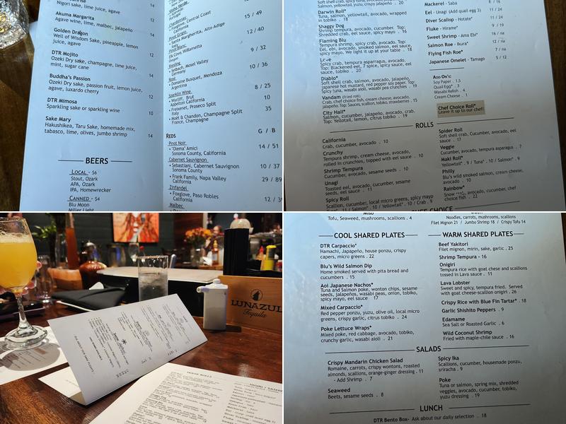 Blu DTR Menu