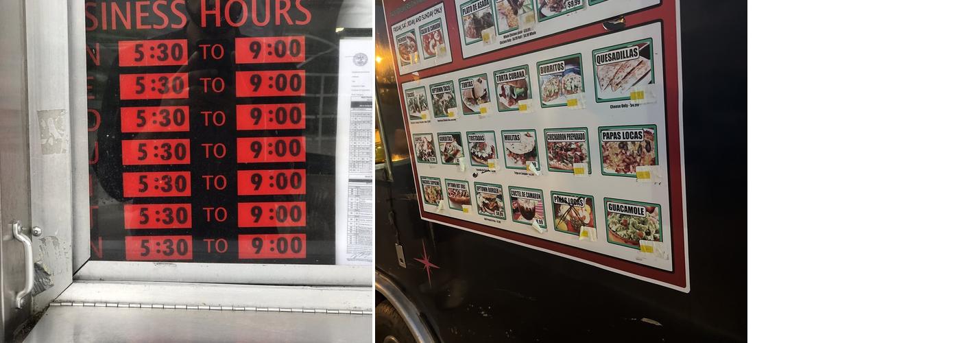 Uptown Taco and Grill Menu