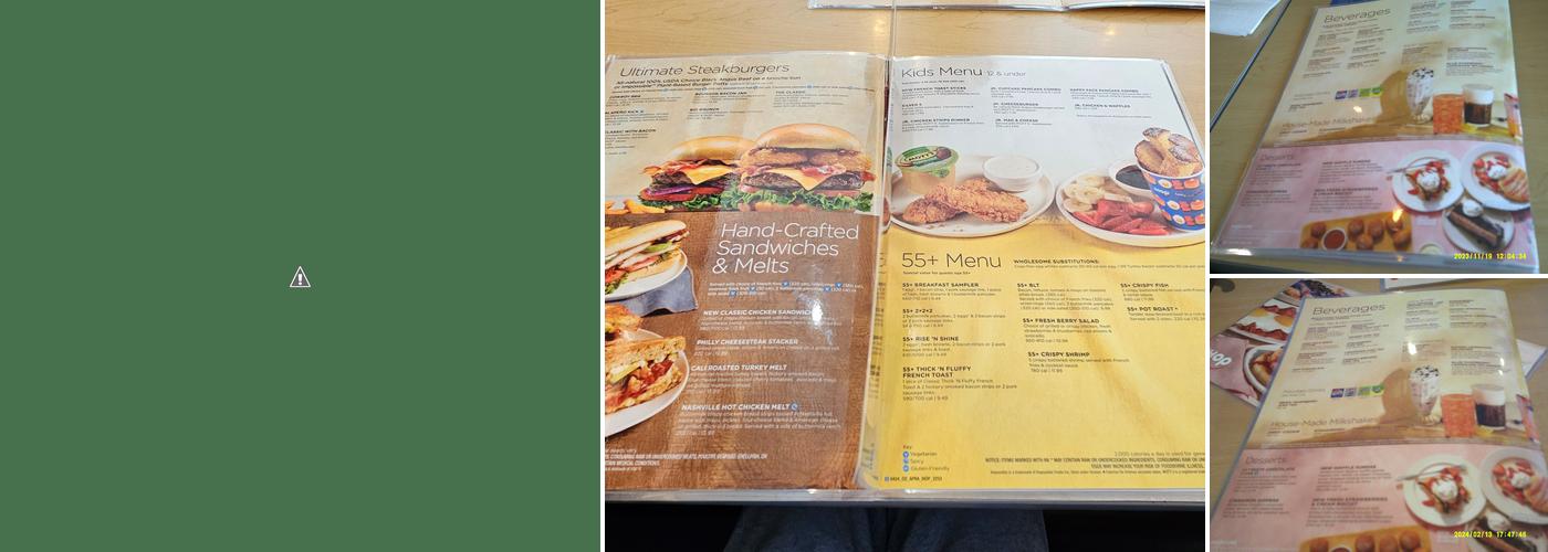 IHOP Menu