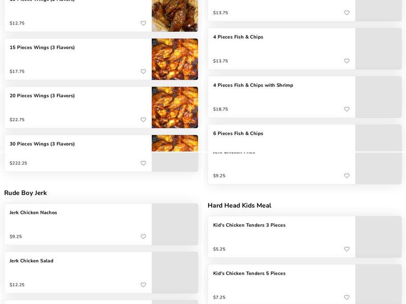 Chicago Wingz Around the World Menu