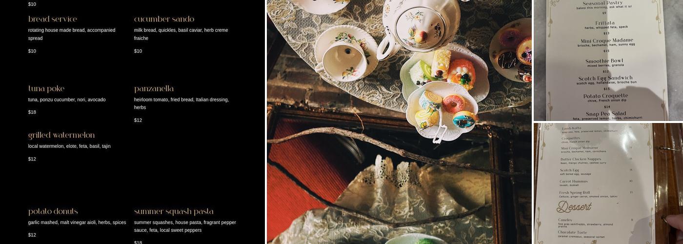 The Rabbit Hole Menu