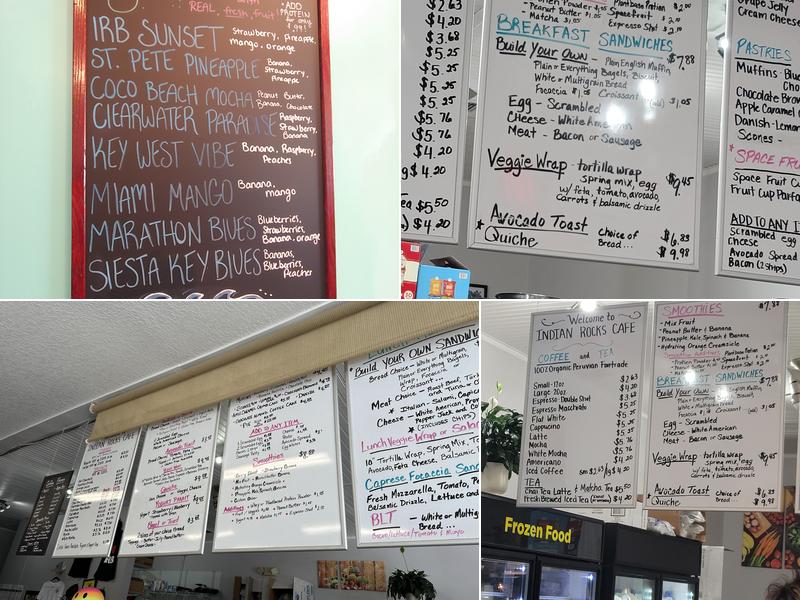 Indian Rocks Cafe Deli & Market Menu