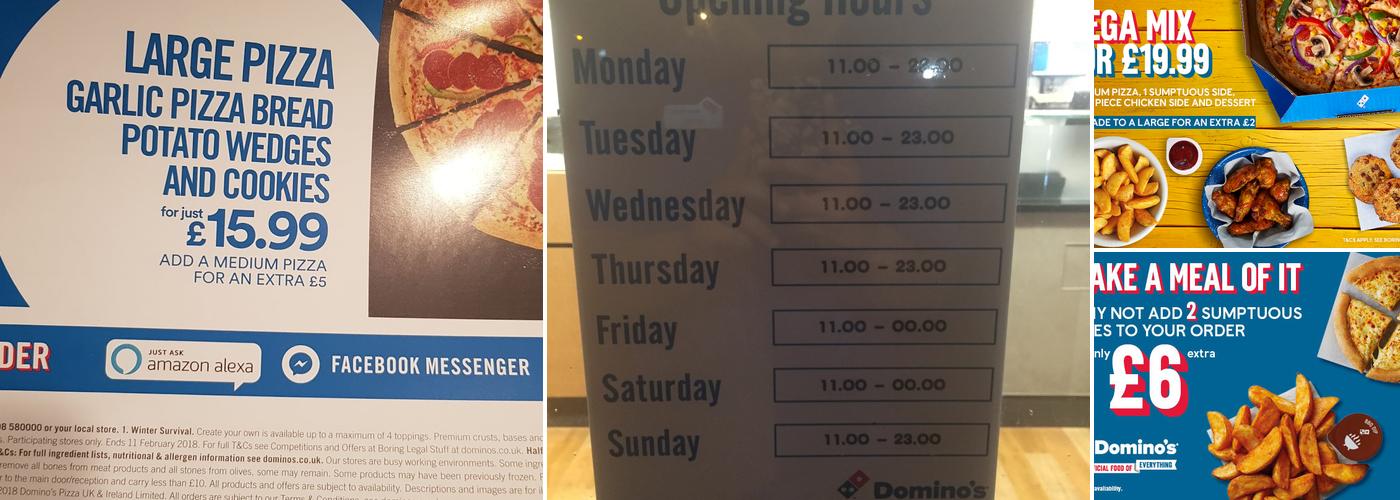 Domino's Pizza - East Grinstead Menu
