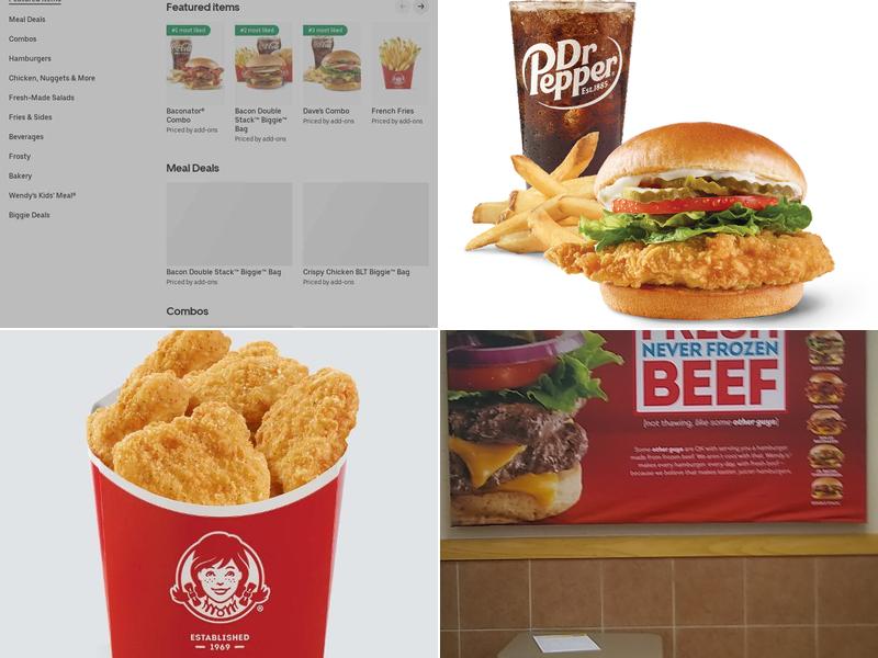 Wendy's Menu