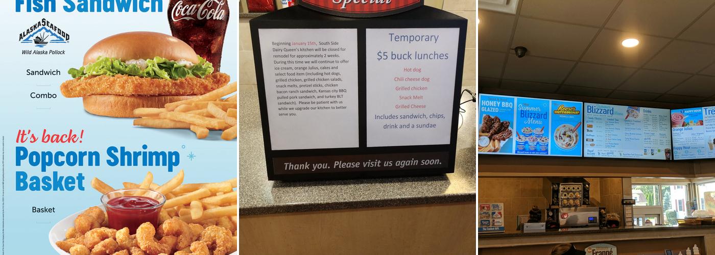 Dairy Queen Grill & Chill Menu