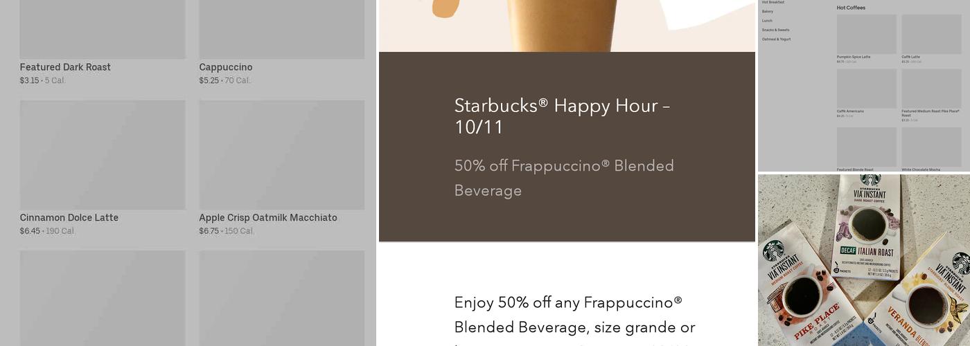 Starbucks Menu