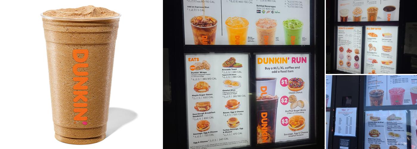 Dunkin' Menu