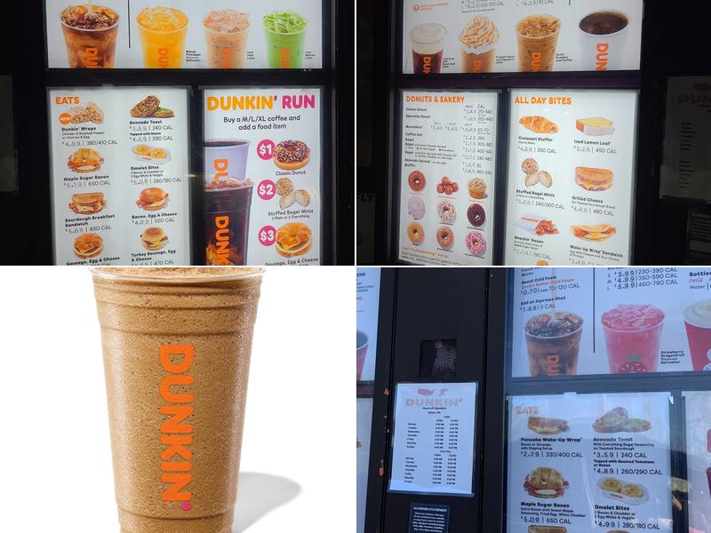 Dunkin' Menu