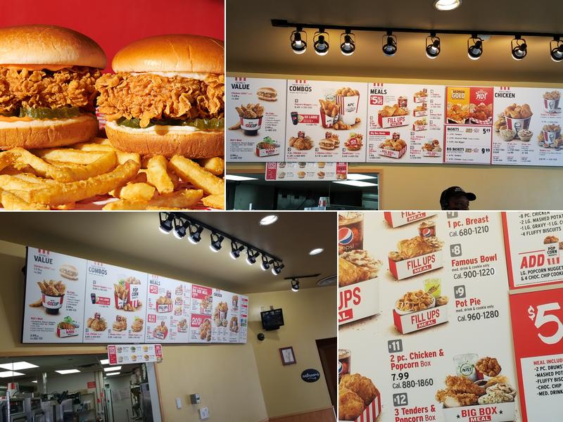 KFC Menu