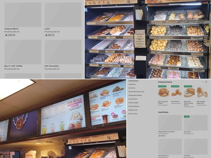 Dunkin' Menu