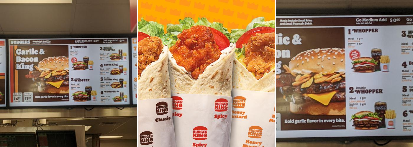 Burger King Menu