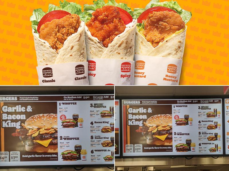 Burger King Menu