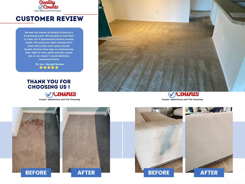 Quality Counts Carpet, Upholstery & Tile Cleaning
