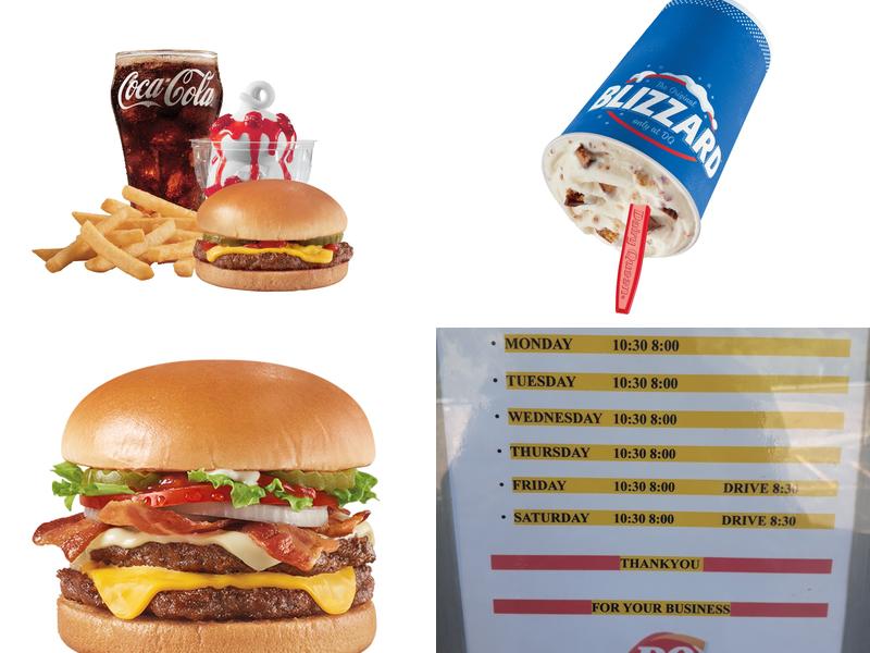 Dairy Queen Menu