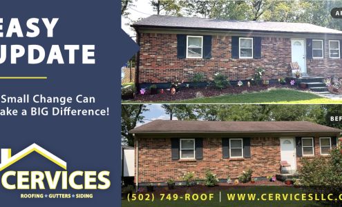 Cervices, LLC Roofing, Gutters, and Siding 3075 Coral Ridge Rd, Brooks Kentucky 40109