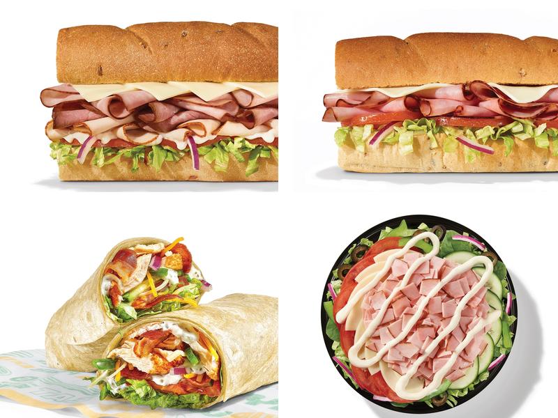 Subway Menu