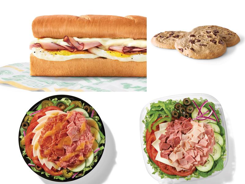 Subway Menu