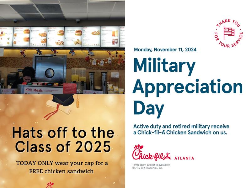 Chick-fil-A Menu