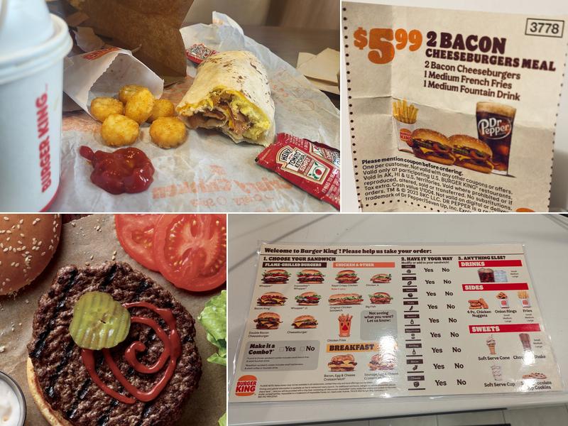 Burger King Menu